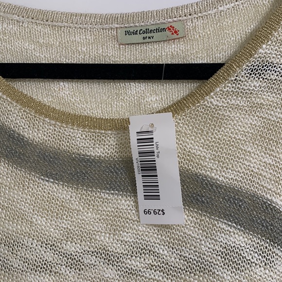 Brand new. light stripped sweater - Picture 2 of 5